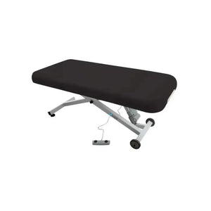 Earthlite Ellora Flat Top Electric Lift Massage Table: Black