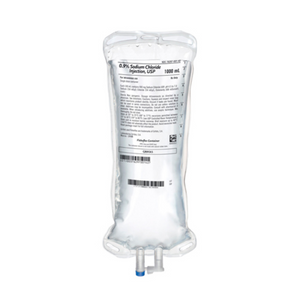 1000 mL sodium chloride normal saline bag by Grifols