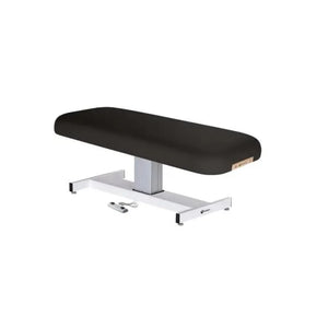Earthlite Everest Flat Pedestal Electric Lift Table: Black