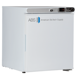 The ABS 1 cu. ft. Solid Door Countertop Laboratory Refrigerator is a compact, laboratory-grade solution designed for precise and reliable cold storage in Med Spas, IV therapy settings, and medical wellness practices.