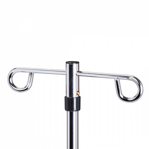 Economy 4-Leg, 2-Hook IV Pole (IV-40): 2- hook top