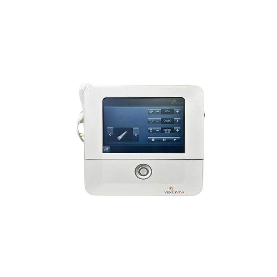 2015 Venus Viva screen view showing the display screen with treatment setting icons