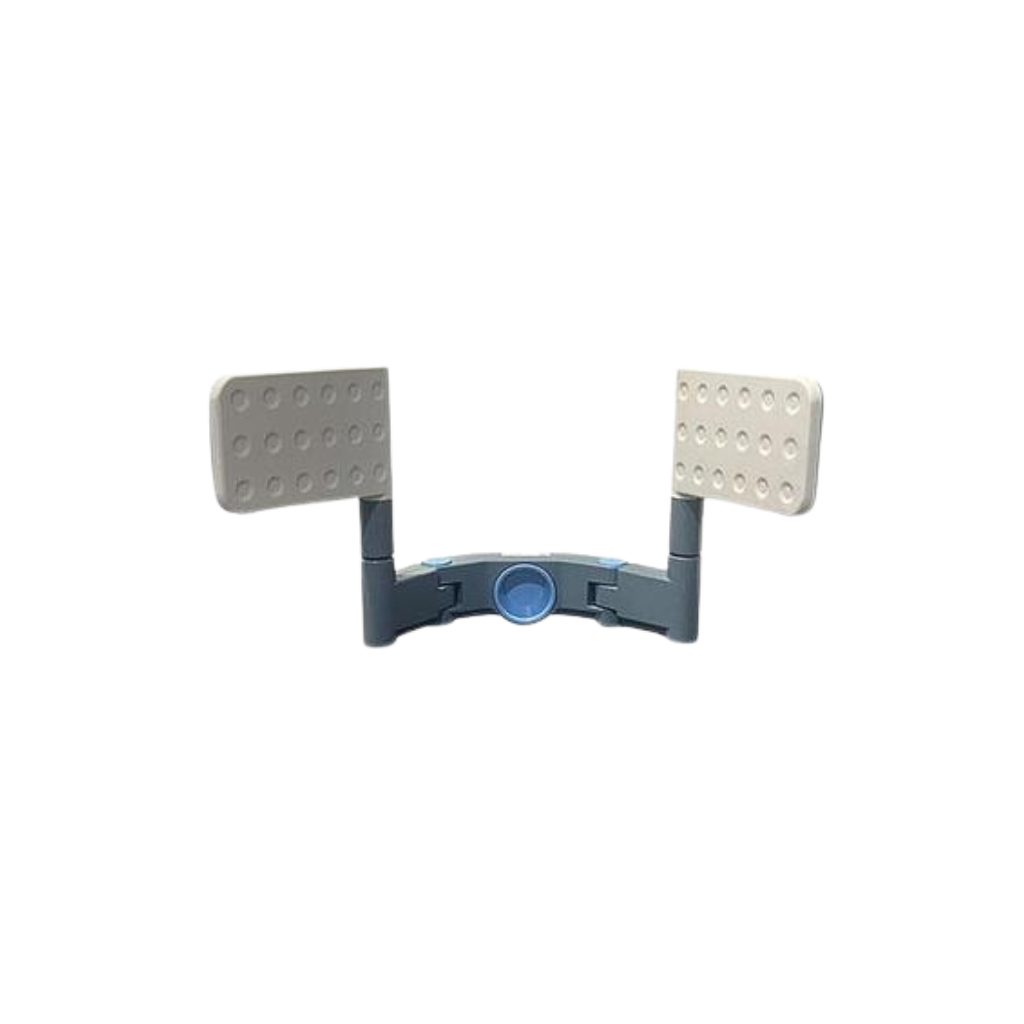 2017 BTL Vanquish ME attachment view showing the dual-panel treatment applicator head