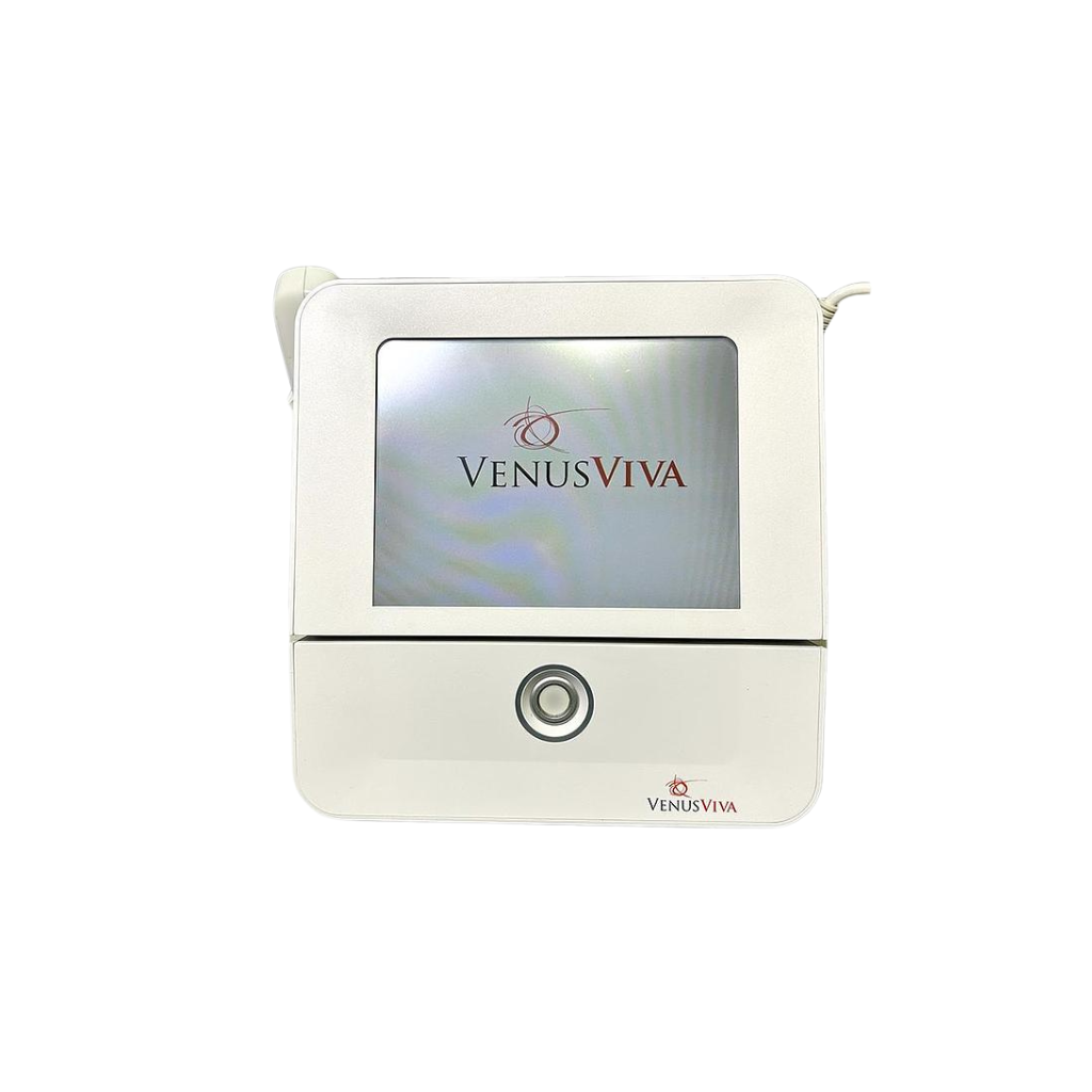 2017 Venus Viva screen view showing the display screen with the Venus Viva logo and power button