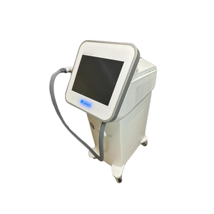 2018 Lumenis Desire XC_HS805_HS1060_ET side view showing the compact body with display screen and handpiece cable attached