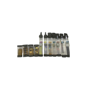 2018 Sciton BBLs attachments view showing an assortment of filter cartridges lined up 