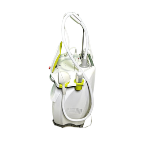 2018 Venus Versa left side view showing the upright body with handpiece holders and rolling base