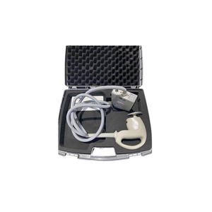 2020 Alma Accent Prime attachments view 4 showing an open black carrying case with a handpiece and connector cable