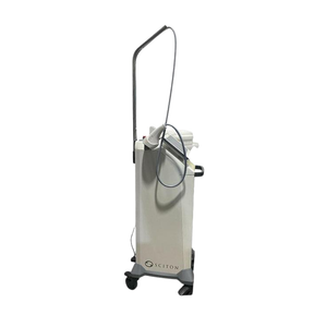 2021 Sciton mJoule with Moxi_BBL_HERO right side view showing the upright body with handpiece cable and rolling base