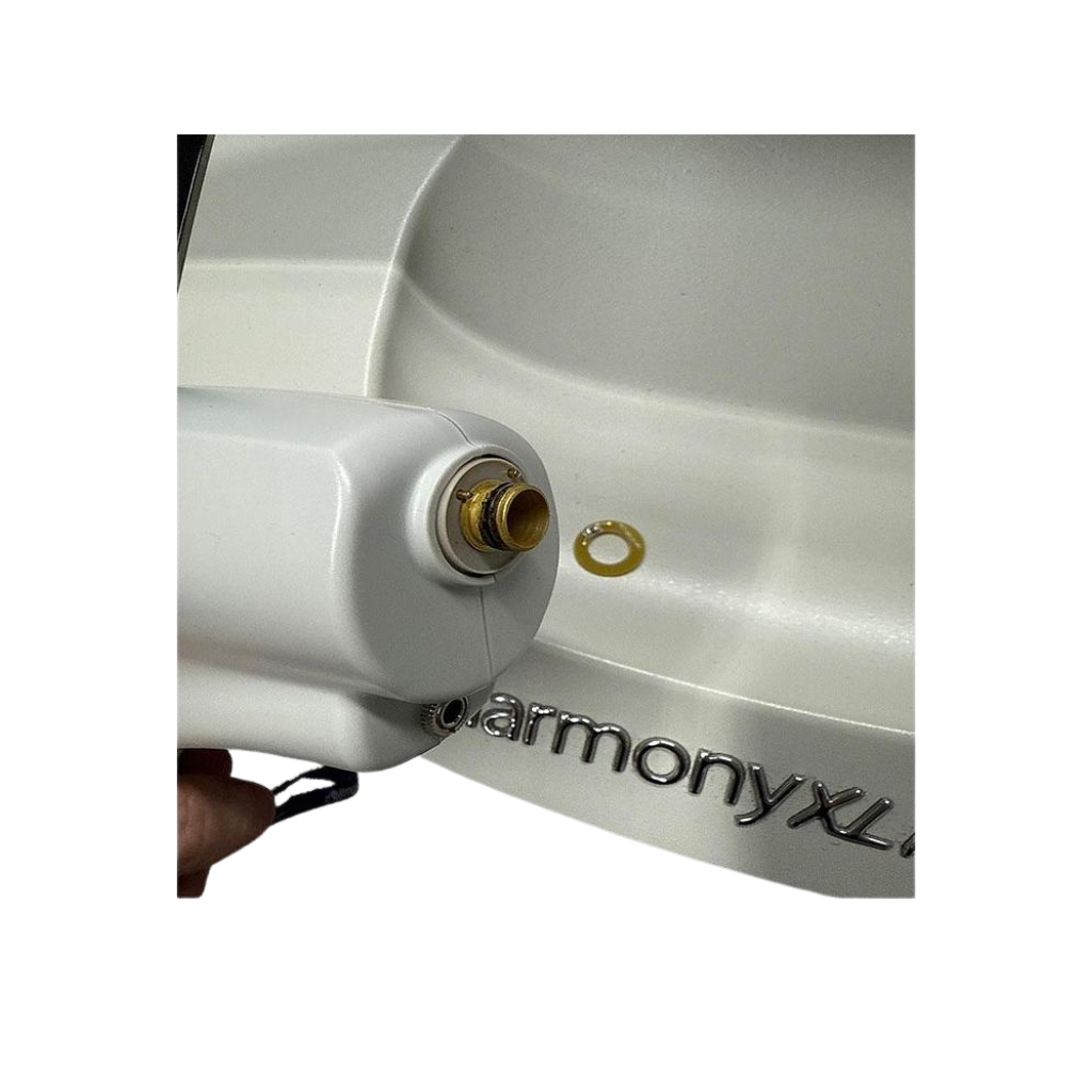 2022 Alma Harmony XL Pro attachment view 2 showing a close-up of the connector port on the device housing