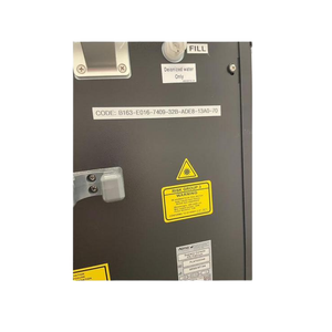 2022 Alma Soprano ICE Platinum serial number view showing the rear panel with warning labels and manufacturer information plate