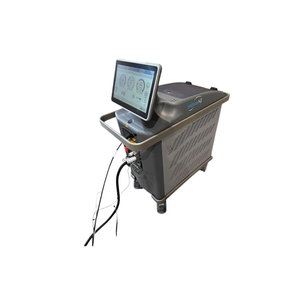 2022 DEKA Motus AZ left side view showing the compact body with display screen and handpiece cables attached