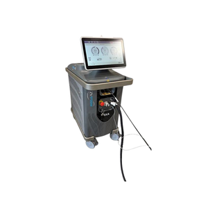 2022 DEKA Motus AZ right side view showing the compact body with display screen and handpiece cable attached