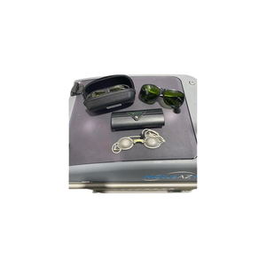 2022 DEKA Motus AZ+ eye protection view showing protective goggles and eye shields laid out on the device casing