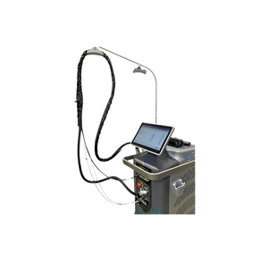 2022 DEKA Motus AZ+ left side view showing the compact body with display screen and handpiece cable attached