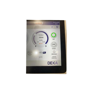 2022 DEKA Motus AZ+ screen view showing the display screen with power dial graphic and mode settings
