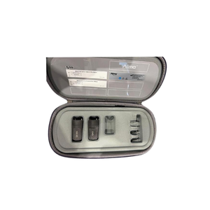 2024 Alma Harmony applicators case view 1 showing an open black carrying case with foam insert holding small applicator handpieces and tips