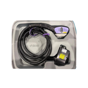 2024 Alma Harmony controller view 2 showing the controller and connector cable packaged alongside light-colored applicator heads
