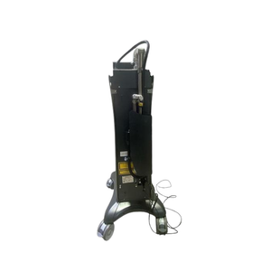 2024 DEKA SmartXide Tetra PRO back view showing the upright body with articulated arm and rolling base