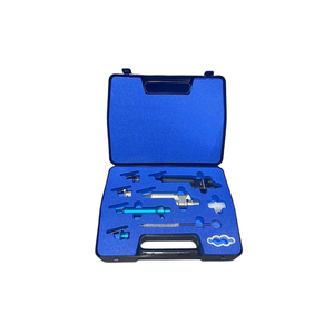 2024 Lumenis AcuPulse Co2 Laser attachments view 4 showing a blue carrying case with surgical instruments and applicator tips