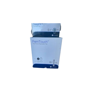 2024 Lumenis AcuPulse Co2 Laser disposable tips view showing a boxed package of FemTouch disposable applicator tips