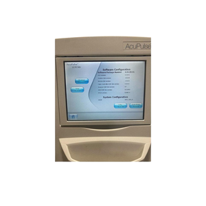 2024 Lumenis AcuPulse Co2 Laser screen view showing the display screen with system configuration options
