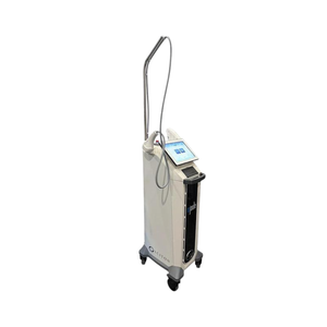 2024 Sciton MJoule with Moxi_BBL_HERO right side view showing the upright body with handpiece cable and rolling base