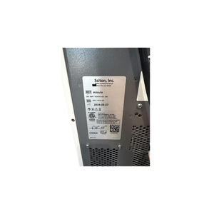 2024 Sciton MJoule with Moxi_BBL_HERO serial number view showing the rear panel with manufacturer label and rating information