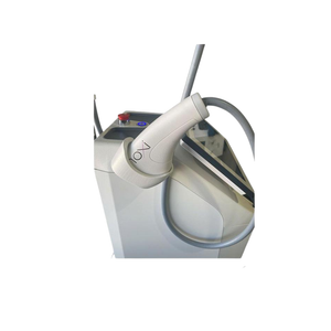 2024 Sciton mJoule with Moxi controller view showing the handpiece with coiled cable attached to the device body