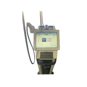 2024 Sciton mJoule with Moxi screen view showing the display screen with handpiece cable draped over the top
