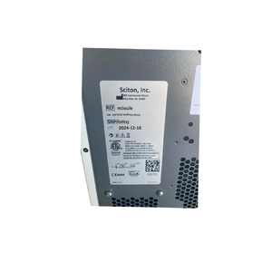 2024 Sciton mJoule with Moxi serial number view showing the rear panel with manufacturer label and rating information