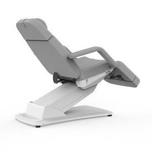 Side View of Treatment Chair Bed Light Grey (2221D)