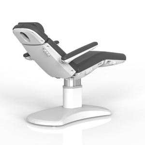 Silverfox Minimalist Facial Chair in Dark Grey Color - Back View (2270FB)