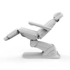 Side View of Silverfox Med Spa Facial Bed & Exam Chair White (2271B)