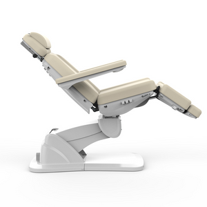 Side View of Silverfox Med Spa Facial Bed & Exam Chair White (2271B)