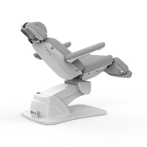 Back View of Silverfox Med Spa Facial Bed & Exam Chair White (2271B)