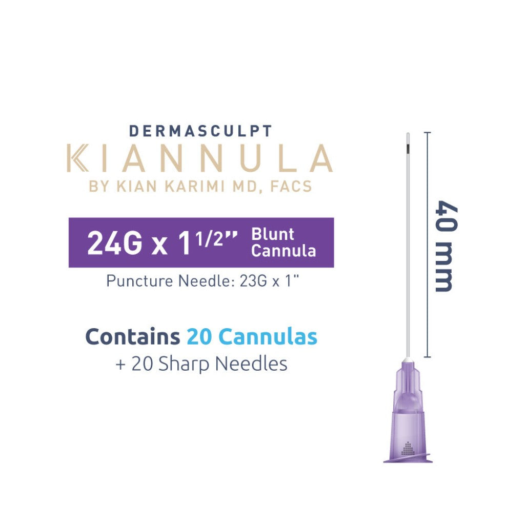Dermasculpt Microcannula (24G40G)