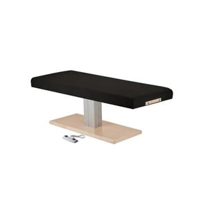 Earthlite Everest Spa Pedestal Flat Electric Table: Black