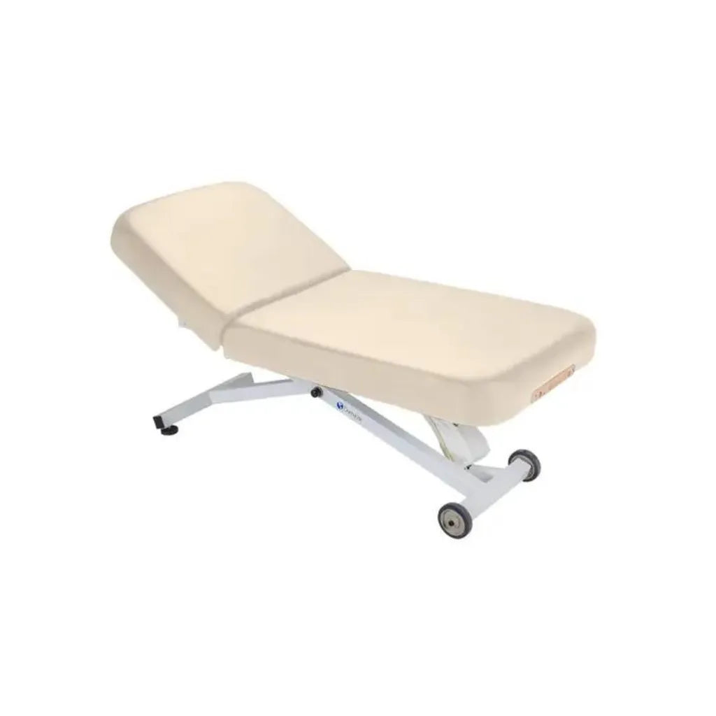 Earthlite Ellora Pneumatic Tilt Electric Lift Massage Table: Vanilla Creme