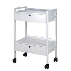 2 Shelf Med Spa Esthetician Cart with 2 Locking Drawers (1019)