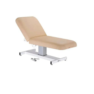 Earthlite Everest Manual Tilt Pedestal Electric Lift Table: Marie's Beige