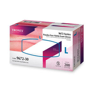 9672-30 Pink Nitrile Med Spa Gloves box large