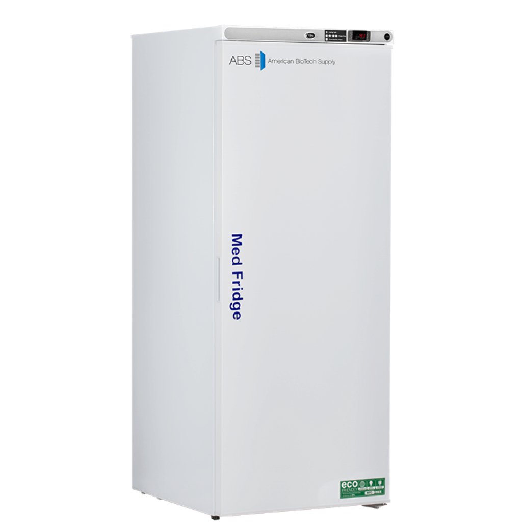 The ABS 10.5 Cu. Ft. Pharmacy Solid Door Compact Laboratory Refrigerator is a high-capacity, pharmacy-grade solution designed for precise and reliable cold storage in Med Spas, IV therapy settings, and medical wellness practices.