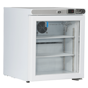 The ABS 1 cu. ft. Glass Door Countertop Laboratory Refrigerator is a compact, laboratory-grade solution designed for precise and visible cold storage in Med Spas, IV therapy settings, and medical wellness practices.