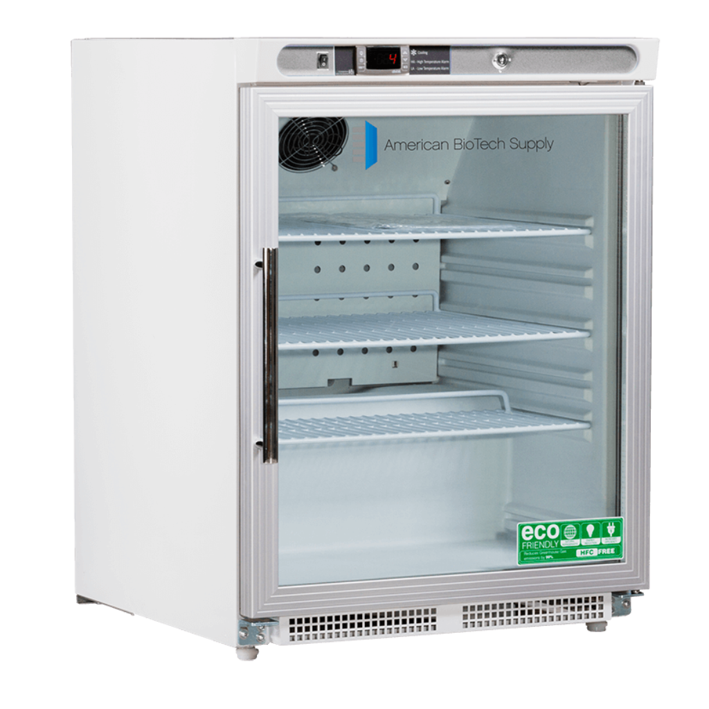 The ABS Premier Built-In Undercounter Refrigerator is a compact, laboratory-grade solution designed for precise and reliable cold storage in Med Spas, IV therapy settings, and medical wellness practices.