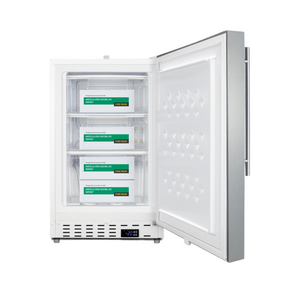 Accucold 20" Wide Built-In Healthcare All-Freezer, ADA Compliant (ADA305AFSSHVLHD)
