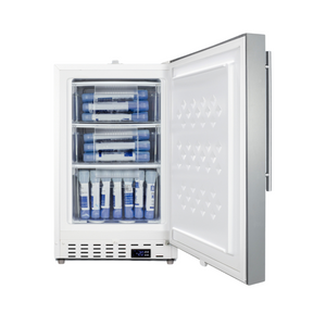 Accucold 20" Wide Built-In Healthcare All-Freezer, ADA Compliant (ADA305AFSSHVLHD)