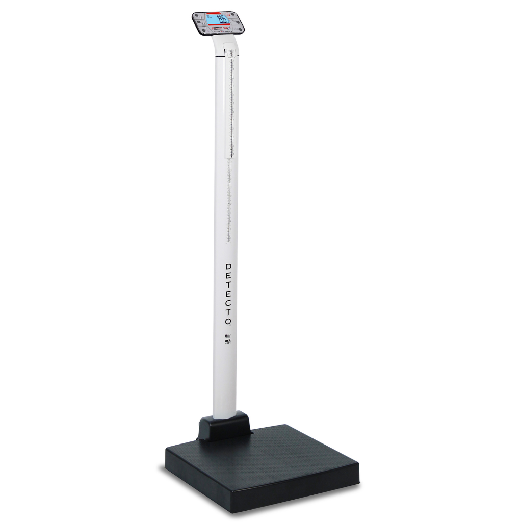 Apex Digital Scales with Mechanical Height Rods Medical Spa Supply