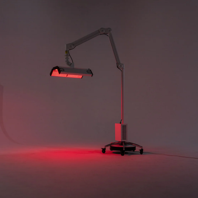 Body Balance System Apollo ARC red light therapy system with lights on