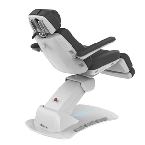 Aspromus Upgrade Plus Medical Spa Chair shown with Anthracite upholstery showing the back view.